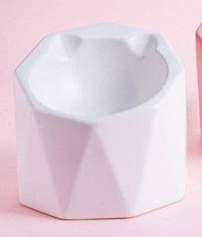ペット食器 猫用首楽傾斜角度つきペット食器