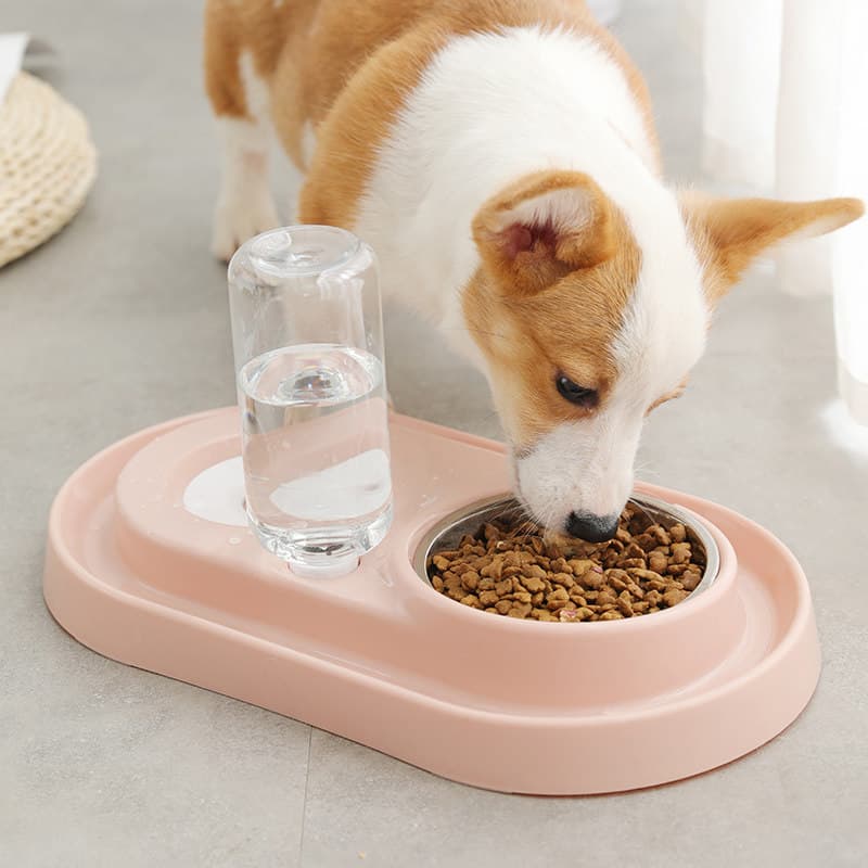ペット食器 猫のための三位一体給餌給水台