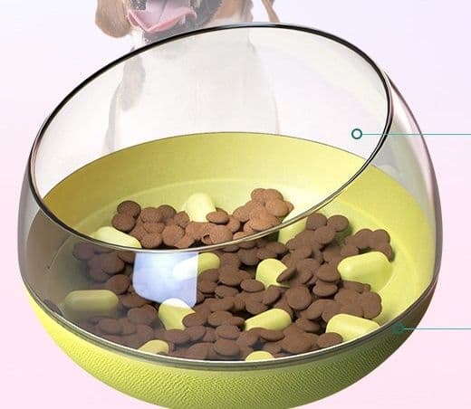 ペット食器 立体障害柱付きペット食器早食い防止ボウル