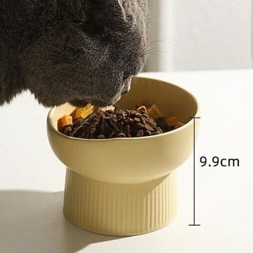 ペット食器 猫の首に優しい高さ調整型ペット食器