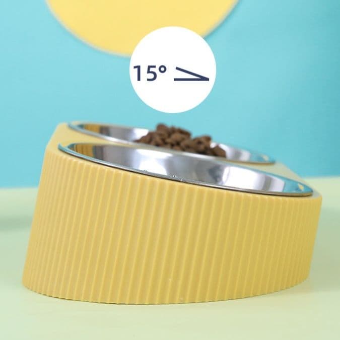 ペット食器 二合一給餌給水ペット食器早食い防止仕様